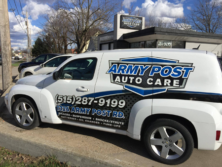 Army Post Auto Care | 515-287-9199 | 1326 Army Post Rd, Des Moines IA 50315